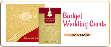 Budget wedding card