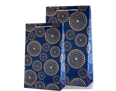 Royal blue wine bags