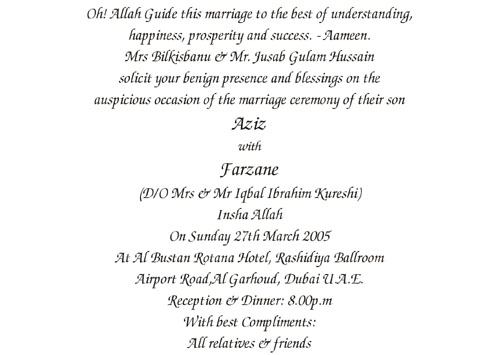 Looking for Wedding card wordings