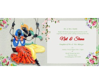 Radha Krishna Wedding eCard - 