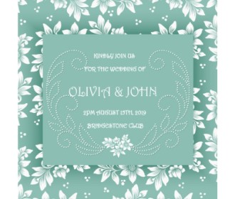 Turquoise colour  e card for wedding and save the date - 