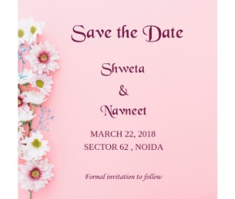 Save the date ecard - 