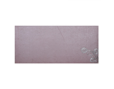 Pink and silver card with morpankh and 3D ganesha design