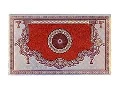 Silver and Crimson Wedding Cards with Shimmering Pankha’design