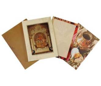 Grand Traditional Ganesha Wedding Card