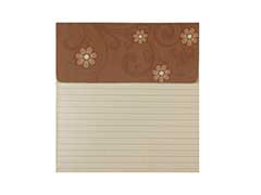 Wedding Invitation Card in Fawn Colour with Flap-open Style