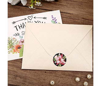 Beautiful colorful mixbag of thank you cards with envelopes