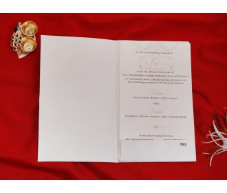Beautiful multifaith wedding invite