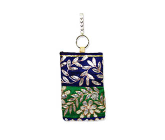 Blue & green Mobile Pouch