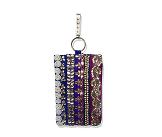 Blue & purple Mobile pouch