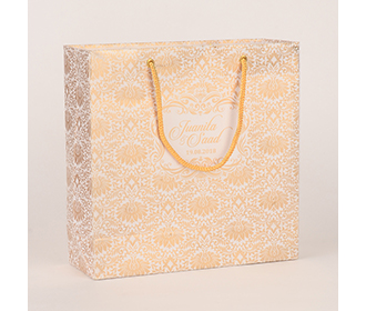 Carry bags in white color with traditional indian motifs - 