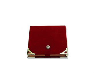 Coin box in Red velvet