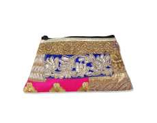 Colorfull embroidered hand Clutch