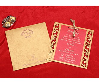 Designer wedding card