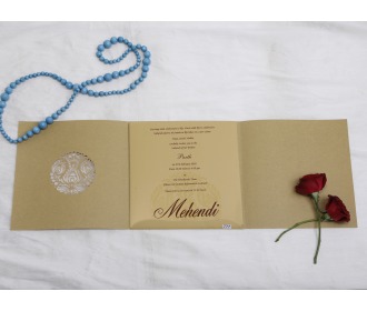 Floral centered wedding invite 1