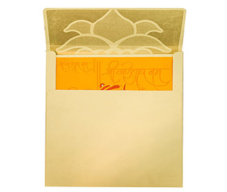 Sample Ganesha Themed Wedding Cards with Hindu Shlokas