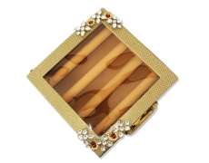 Gold Designer Bangle Box ( 4 Rod)