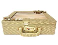 Gold Designer Bangle Box ( 4 Rod)