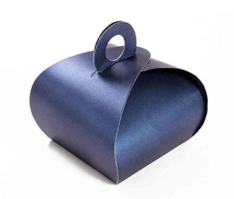 Indian Wedding Party Favor Box in Royal Blue Color