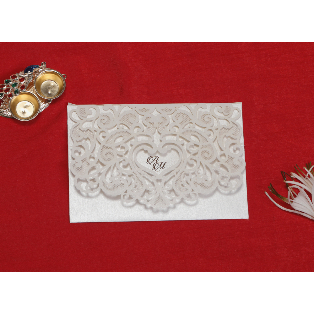 Beautiful laser cut wedding invite - Click Image to Close
