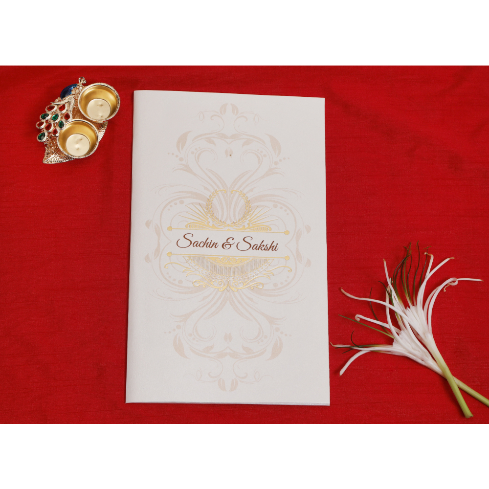 Beautiful multifaith wedding invite - Click Image to Close