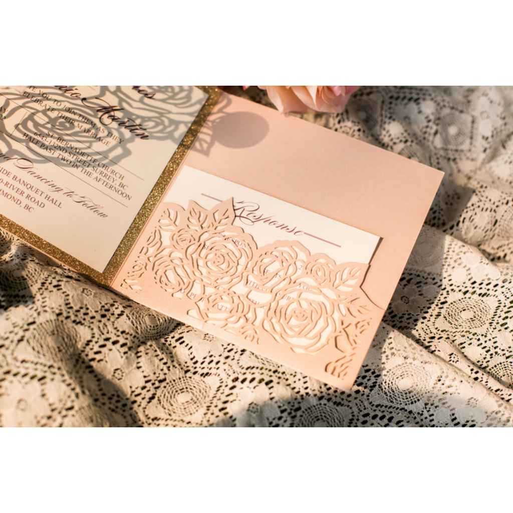 Classic Laser-cut Invitations 114 - Click Image to Close