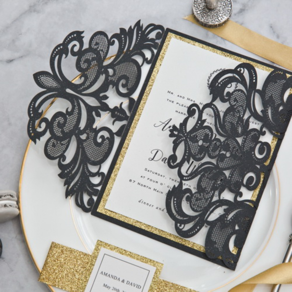 Classic Laser-cut Invitations 158 - Click Image to Close