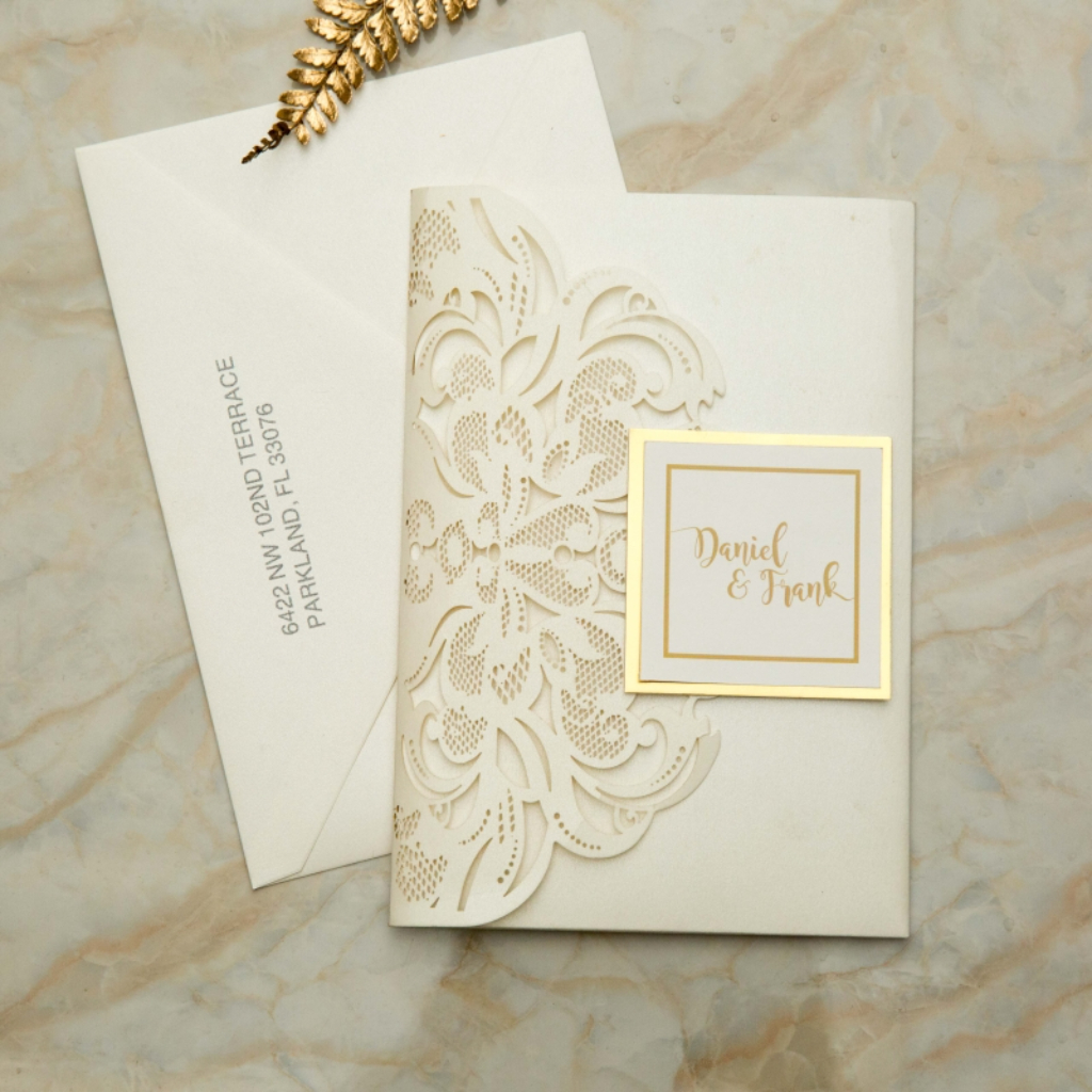 Classic Laser-cut Invitations 163 - Click Image to Close