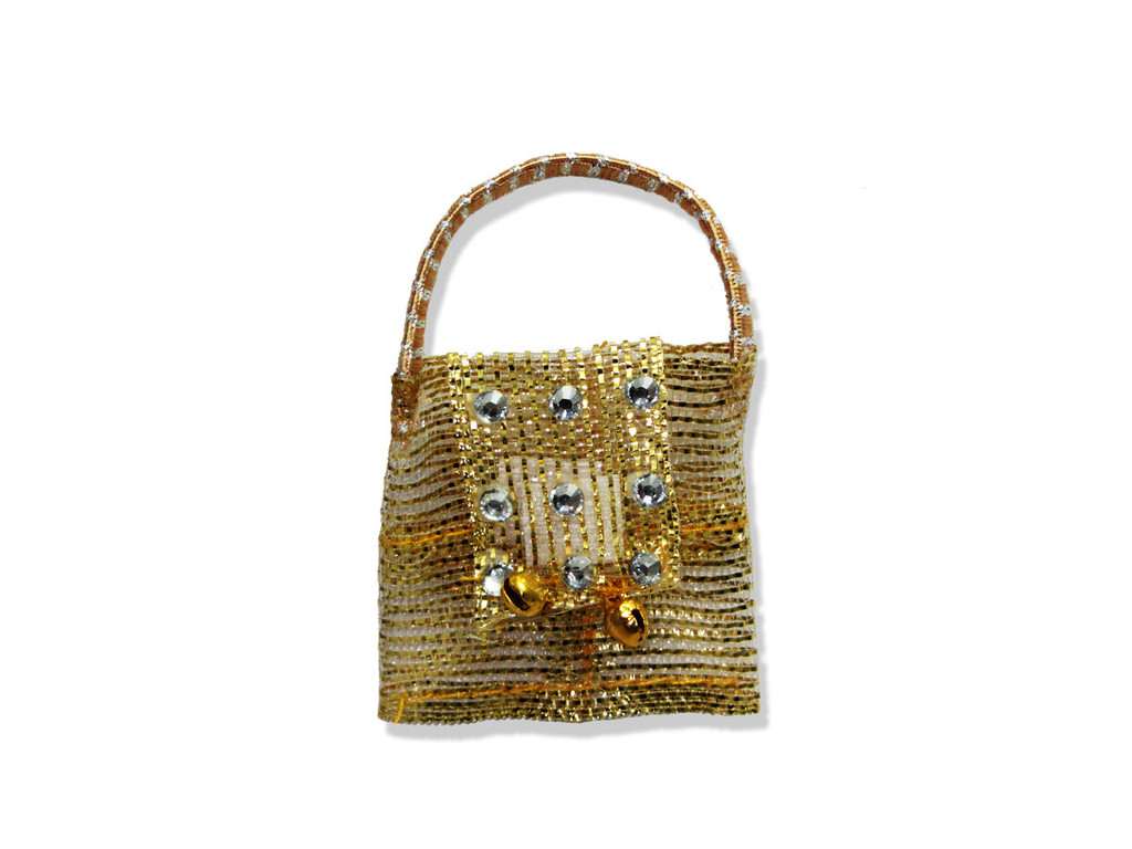 Coin pouch in Golden net - Click Image to Close