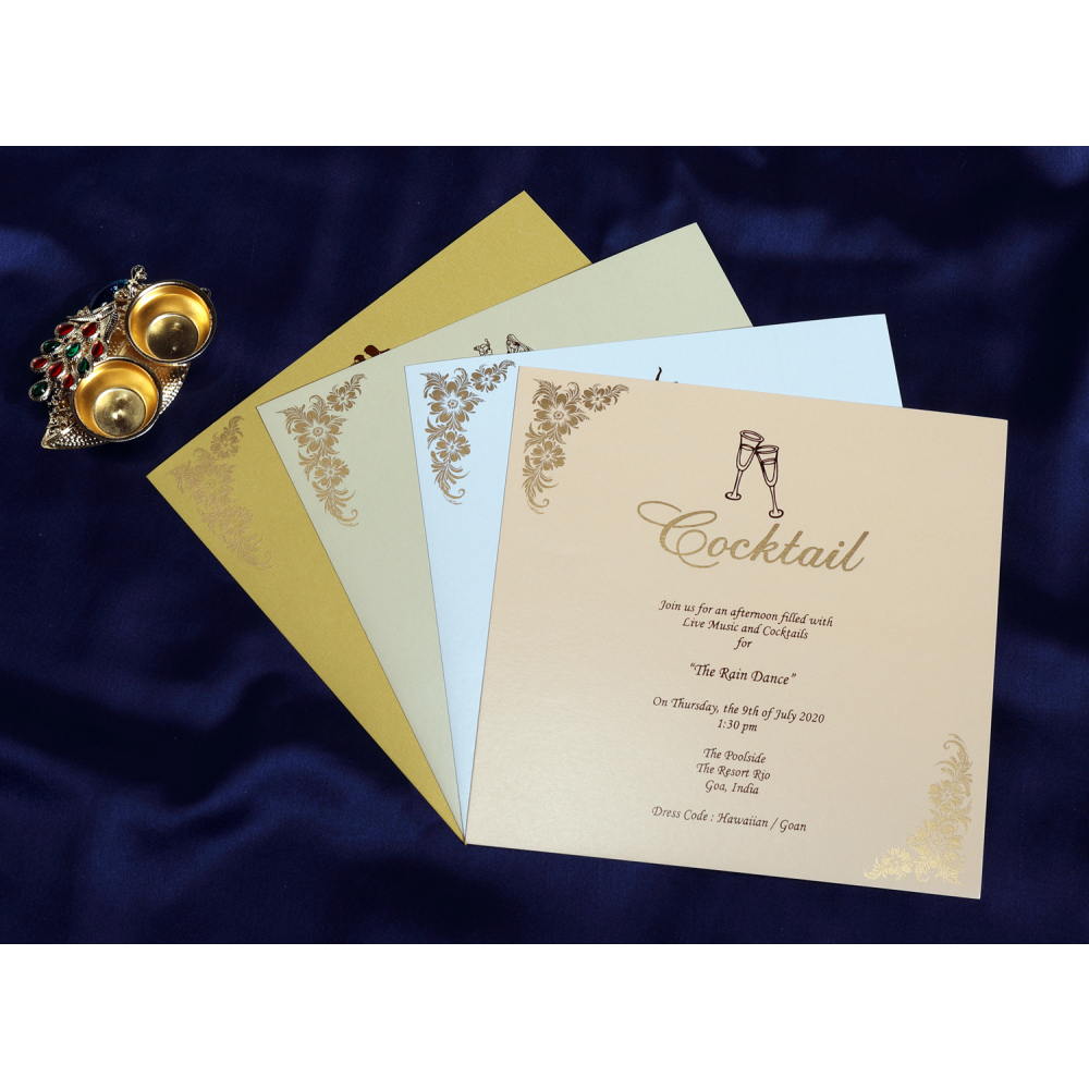 Cream color wedding invite - Click Image to Close
