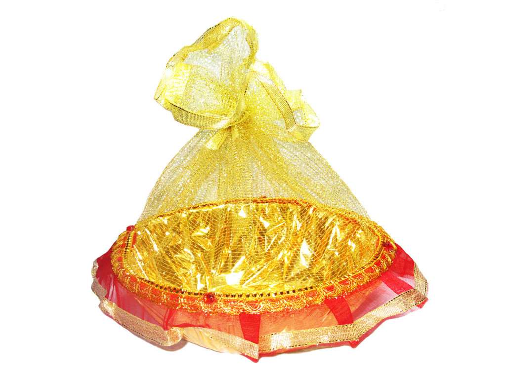Golden Net Packing Basket - Click Image to Close