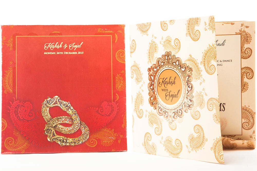 Browse Hindu wedding card designs