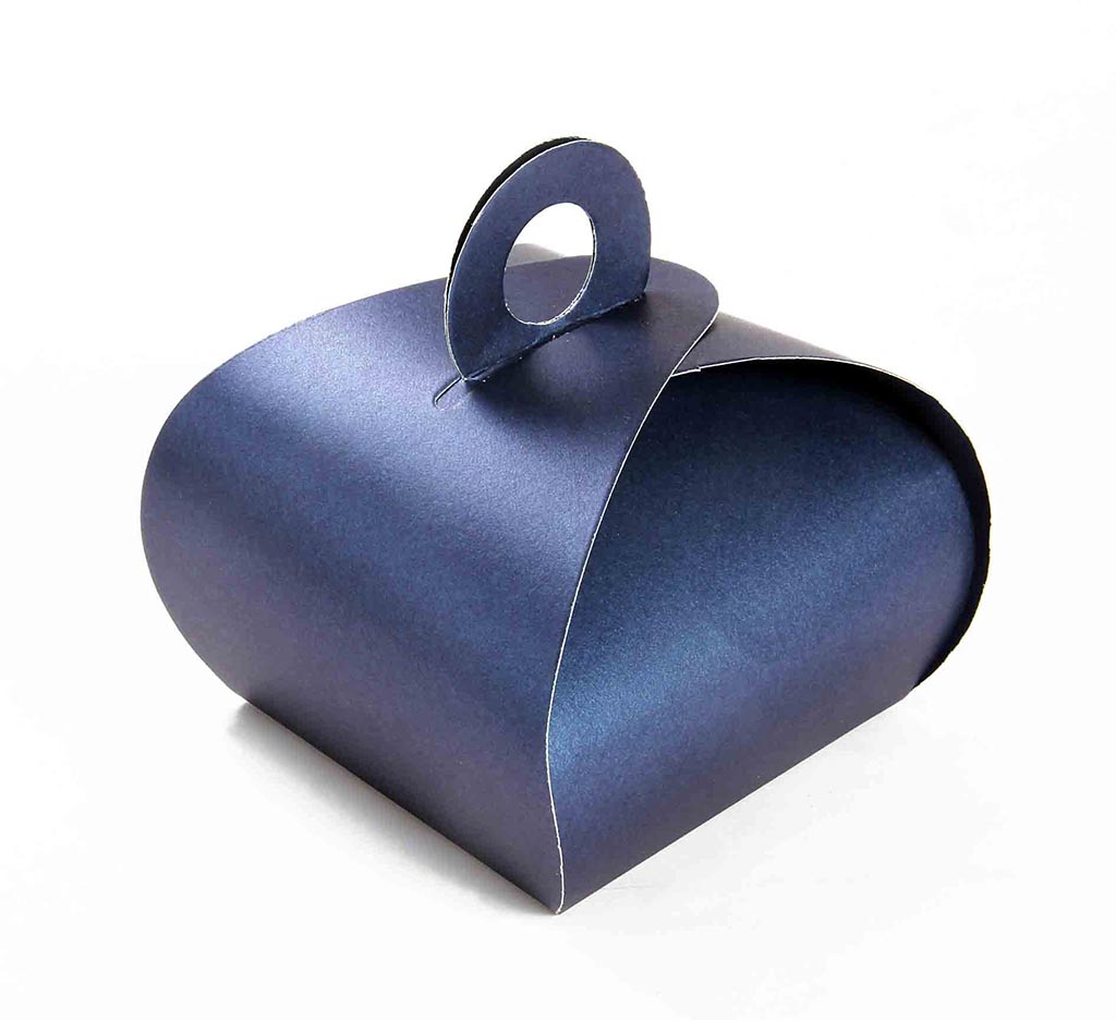 Indian Wedding Party Favor Box in Royal Blue Color - Click Image to Close