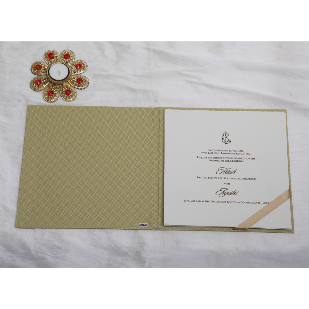 Multifaith pista colored wedding invite - Click Image to Close