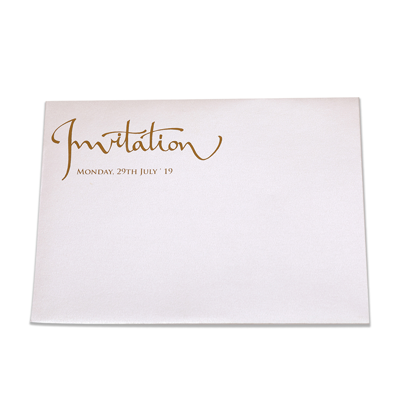 Multifaith wedding card with intricate laser cut leaf design in white - Click Image to Close