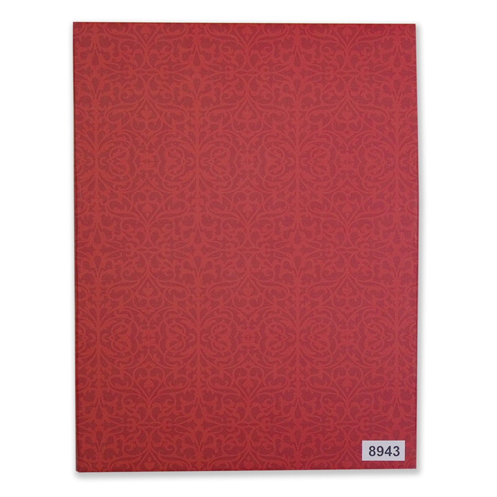 Royal Indian wedding card in red with a carry bag envelope - Click Image to Close