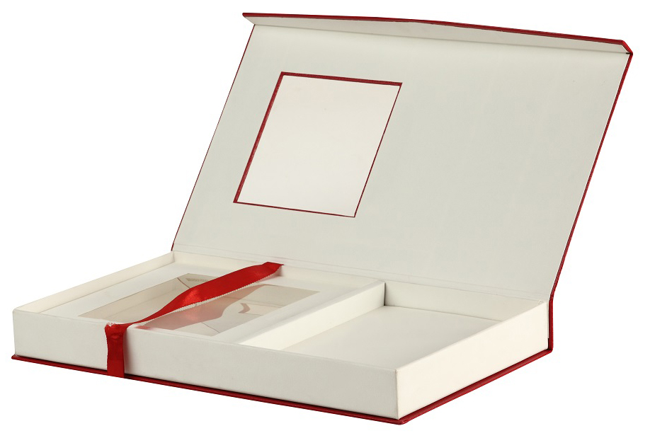 Wedding Card Box in Exclusive Red & Golden Color - Click Image to Close