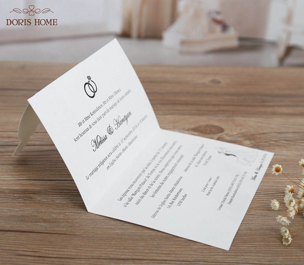 Western-style Groom & Bride Wedding Invitations Cards - Click Image to Close