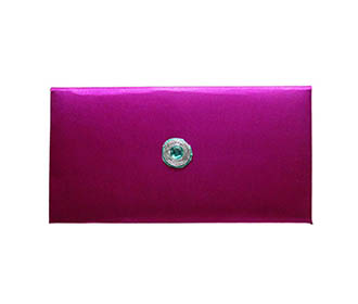Magenta Silk Envelope