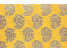 Paisley Wedding Shagun Envelope in Vibrant Yellow And Golden