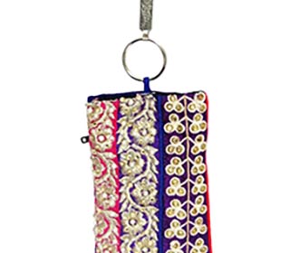Purple & Pink Mobile Pouch