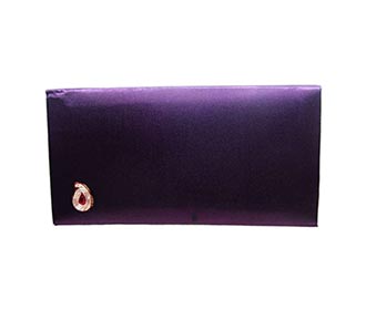 Purple Silk Envelope