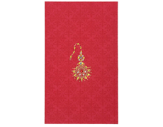 Radha- Krishna Wedding Card in Crimson & Golden Colour
