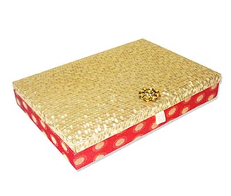 Red & Gold Jewellery Box