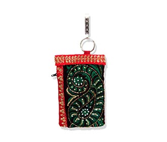 Red & Green Mobile pouch