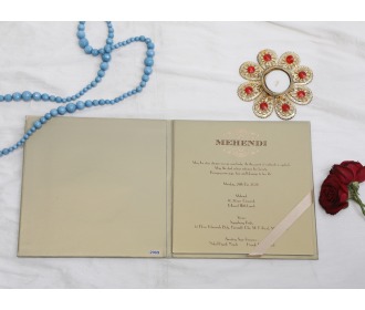 Royal Beige multifaith wedding invite