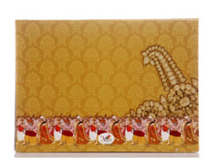 Traditional Radha-Krishna 3-D Card