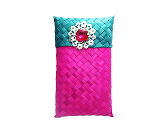 Weaved Pink & Blue Gift pouch