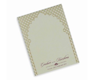 Royal invitation card with a beautiful purple touch