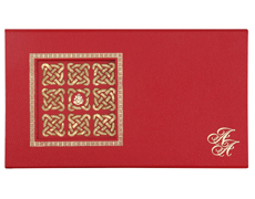 Wedding Card Box in Exclusive Red & Golden Color